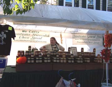 Sweetwater General Store had a large display at the Chatsworth Cranberry Festival