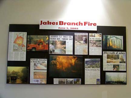 Jakes Branch County Park - displays