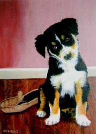 "Mutt", by Marilyn Wenz. Available for purchase.